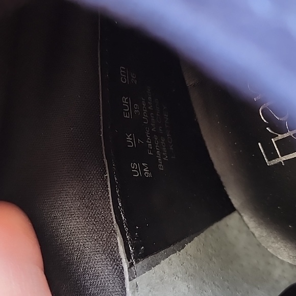 Franco Sarto Kortney Blue Suede Black Patent Pointed Toe Boots Size 9 - Picture 9 of 9